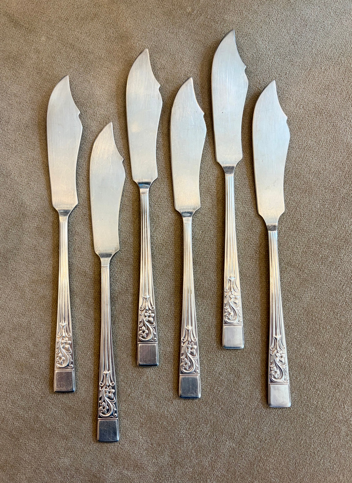 Heirloom Fish Service Cutlery, Set of 11