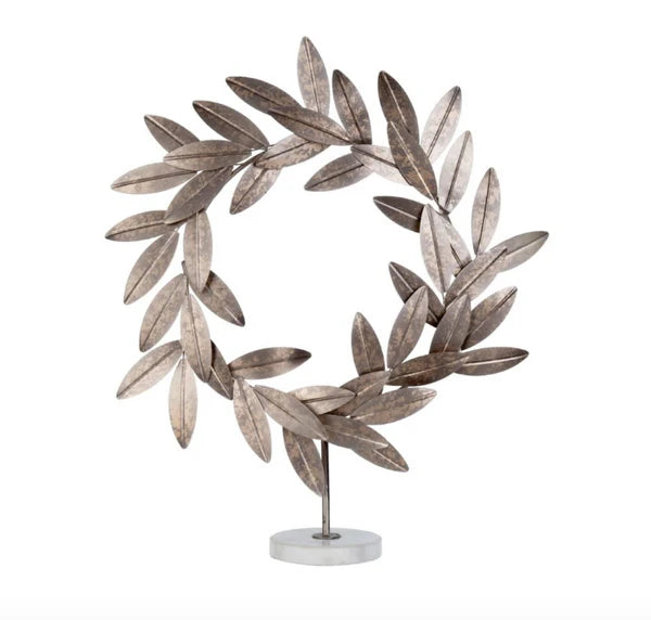Willow Wreath on Stand