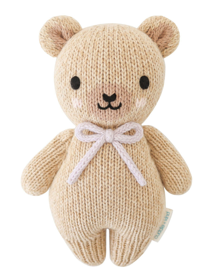 Baby honey bear (lavender bow)