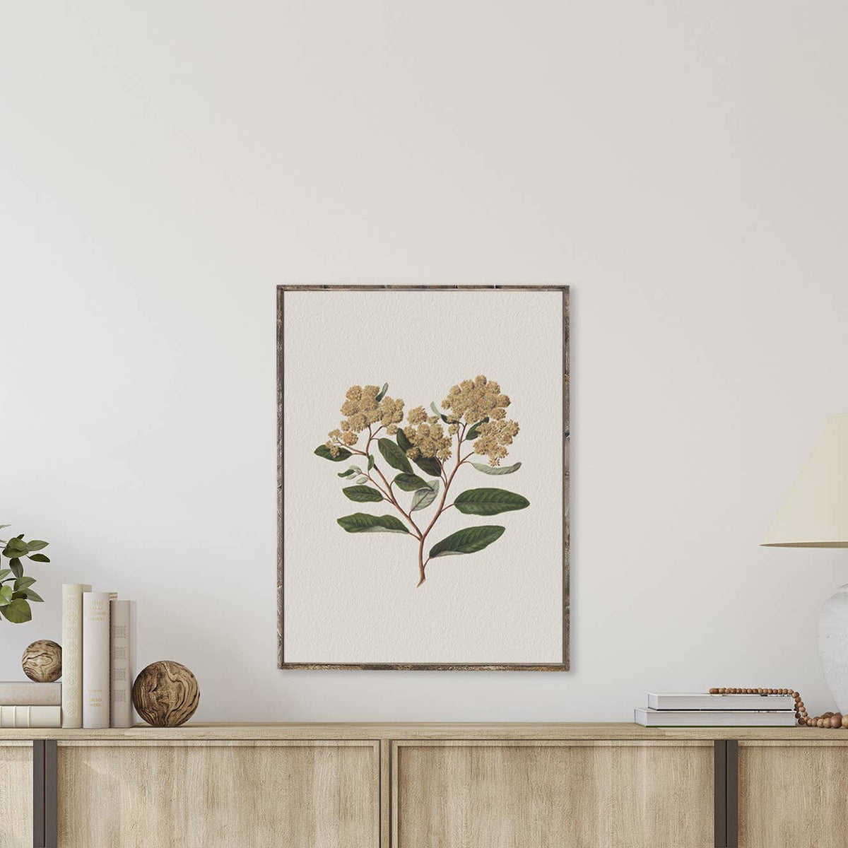 Vintage Style Flower Print