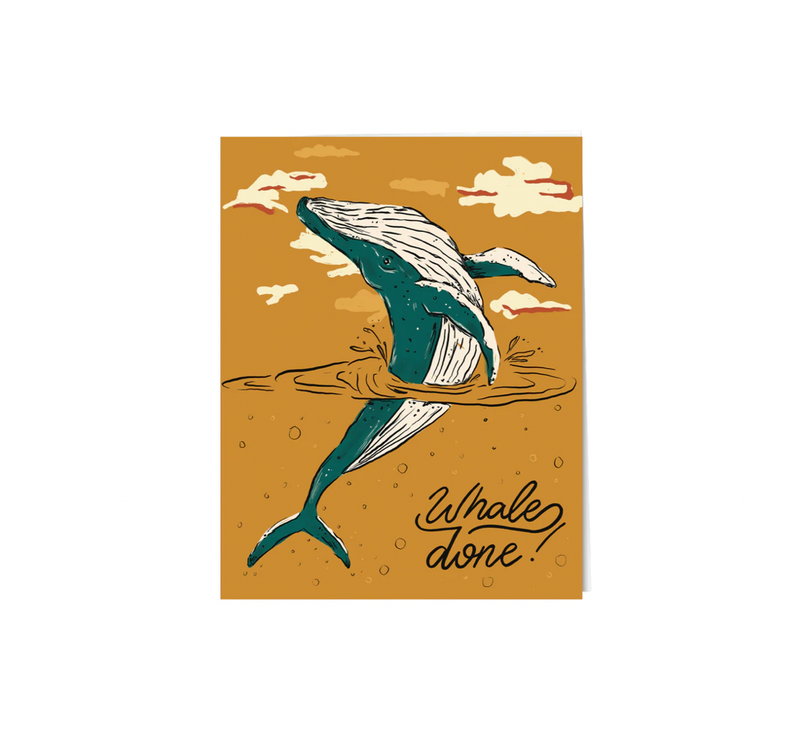 Whale Done Card