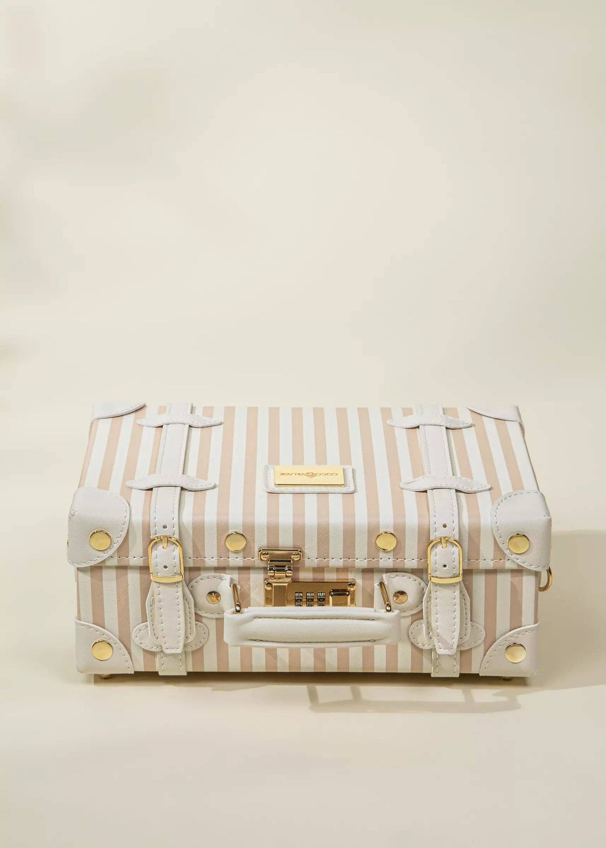 Vegan Leather Play Suitcase - Sable