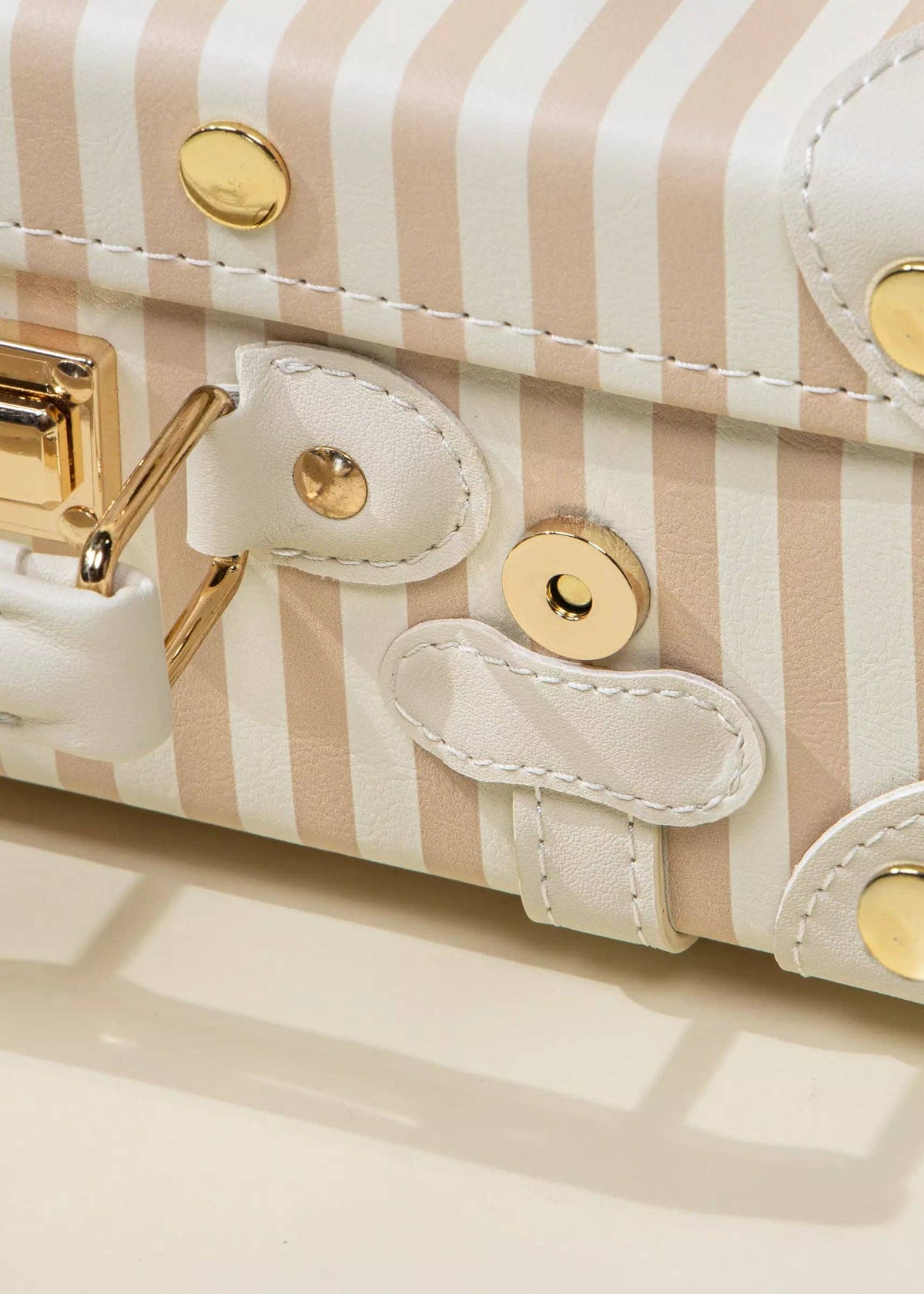 Vegan Leather Play Suitcase - Sable