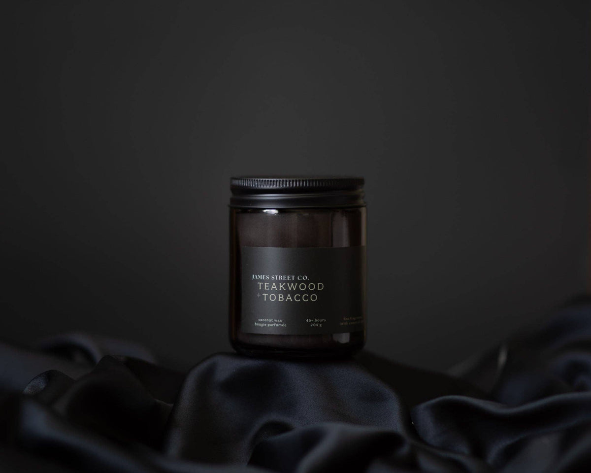Teakwood + Tobacco Candle 8oz