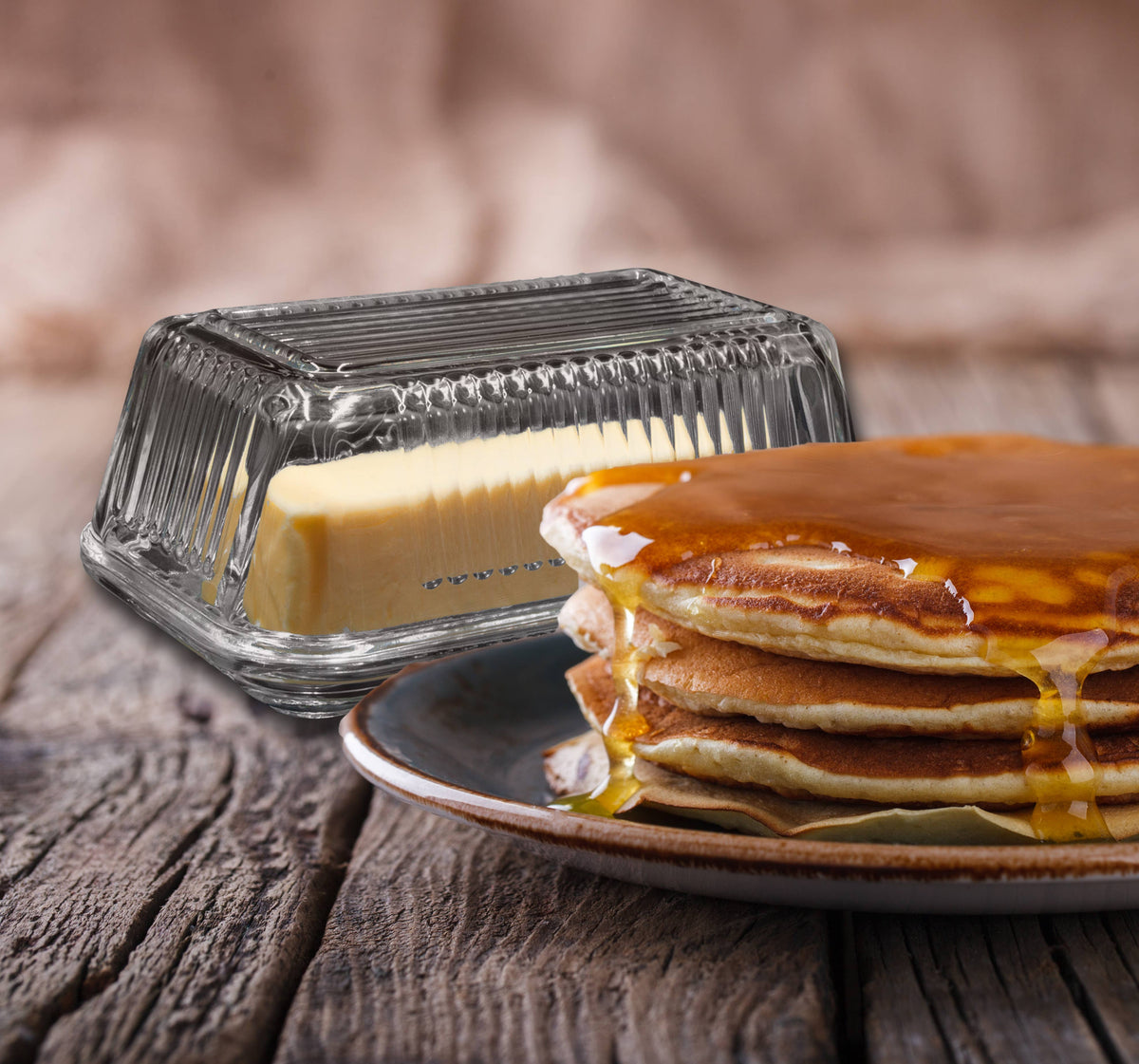 Butter Dish - Glass