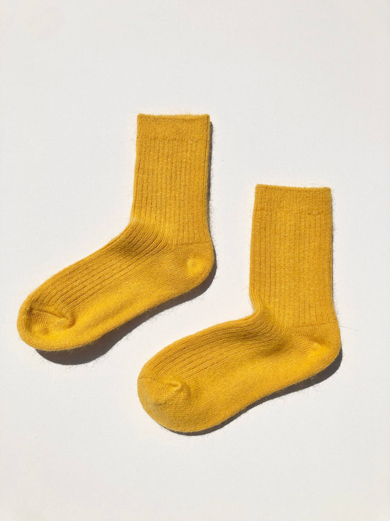 ANGORA WOOL SOCKS : Daisy / Women’s 7.5 - 10.5, Men’s 7 - 11.5