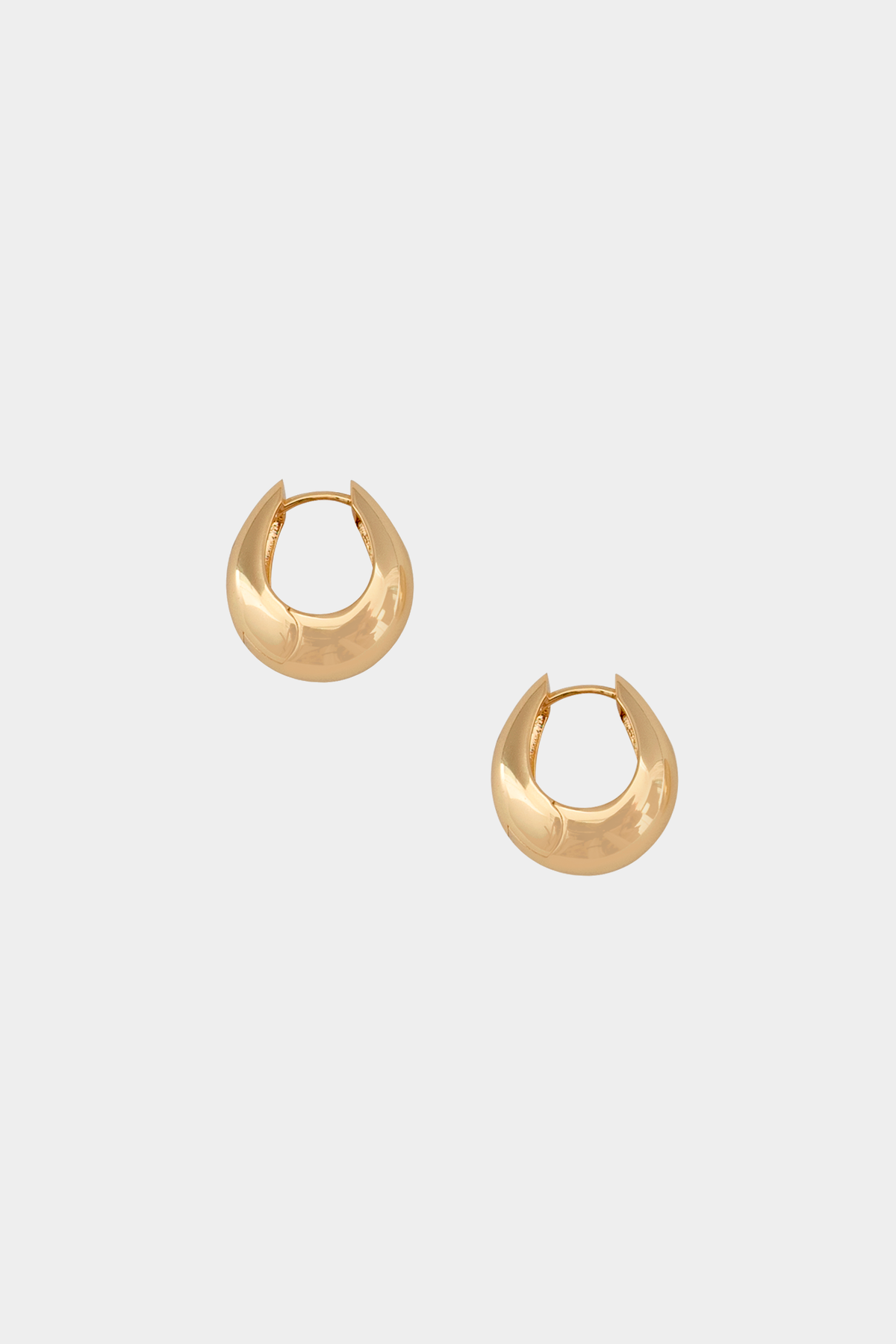 Hazel Hoops: Gold Plated