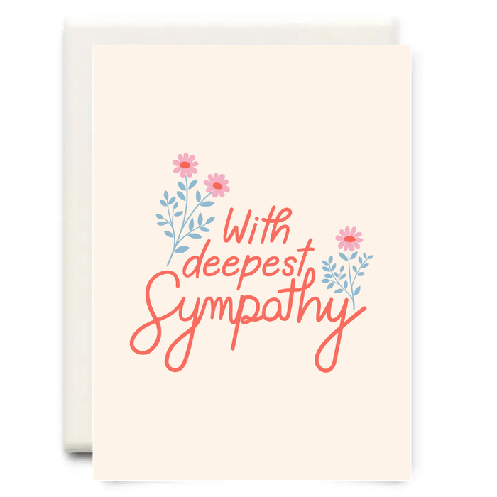 With Deepest Sympathy | Sympathy Greeting Card