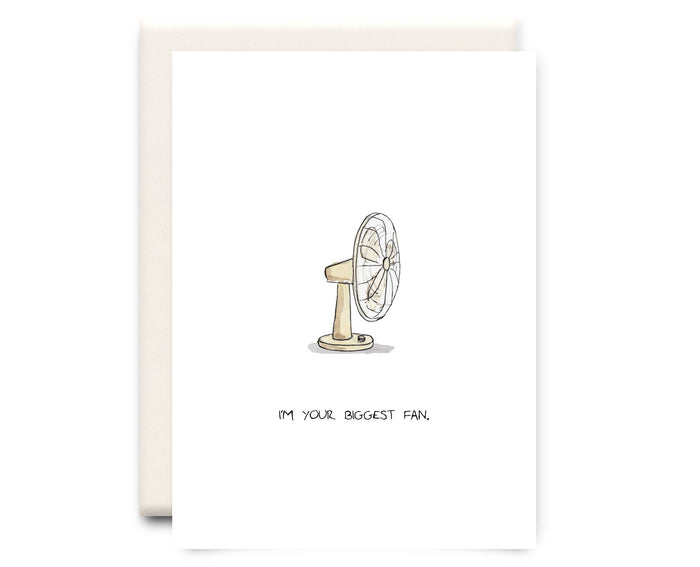 Biggest Fan | Congratulations Greeting Card