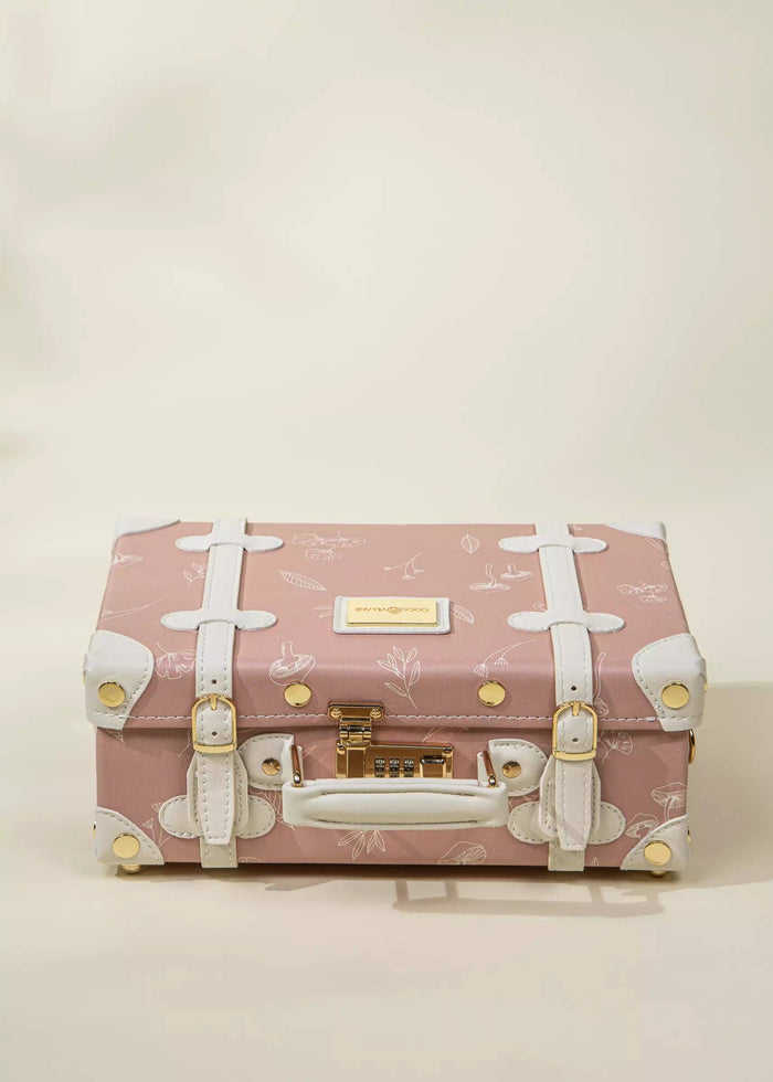 Vegan Leather Play Suitcase - Petunia