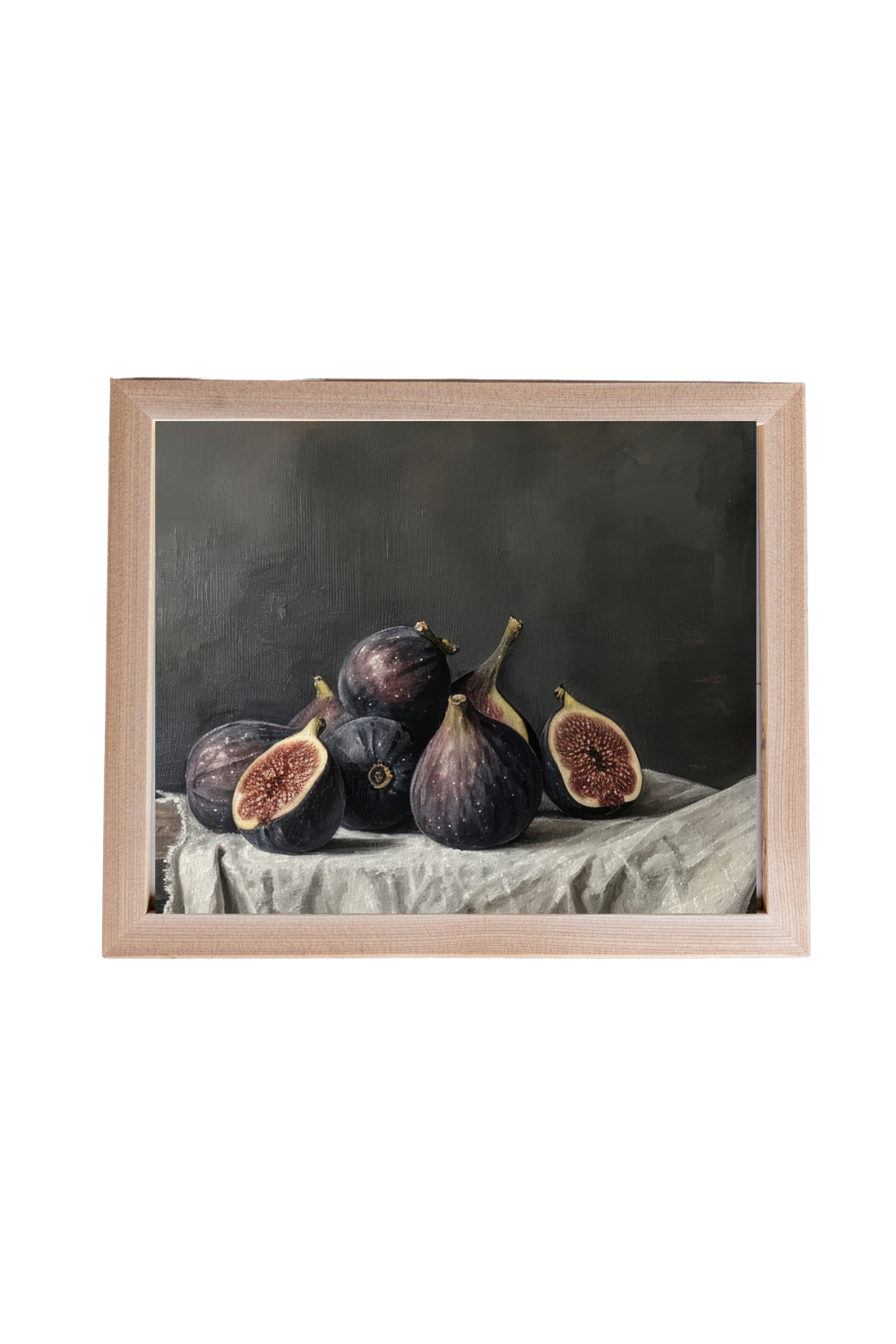 Seasonal Fig Pine Framed  Vintage Art