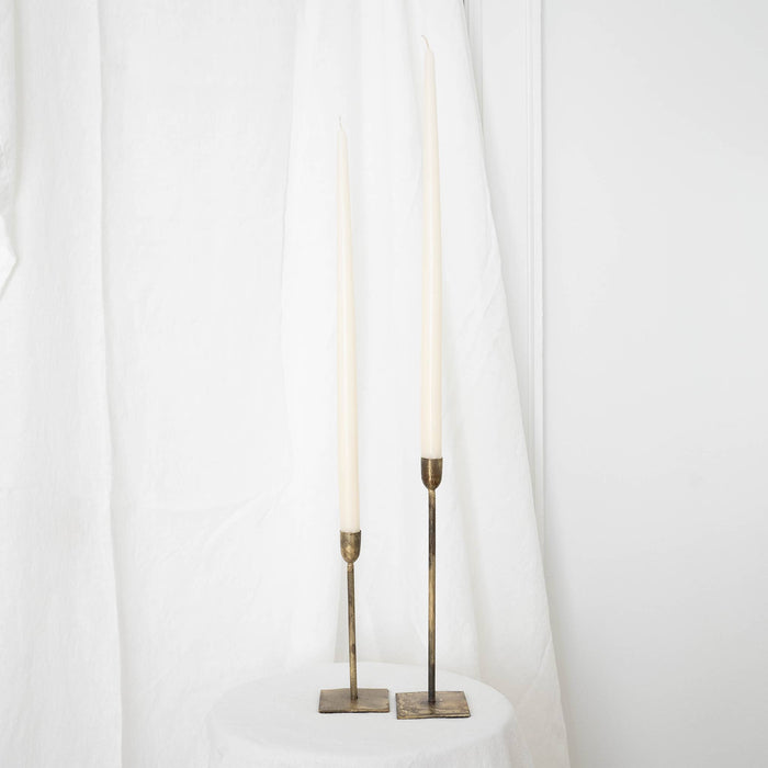Ivory Taper Candles - Pair