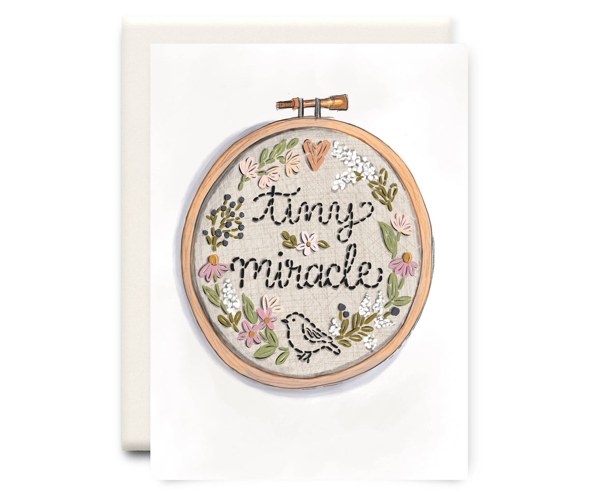 Tiny Miracle Baby Card