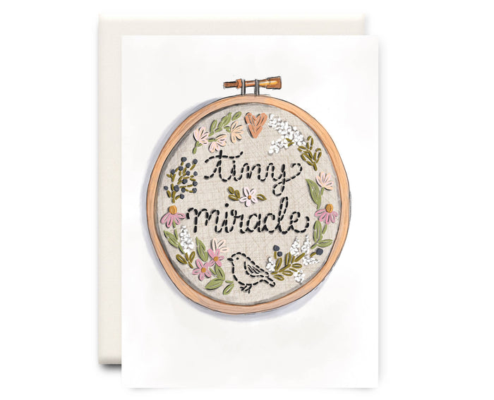 Tiny Miracle Baby Card