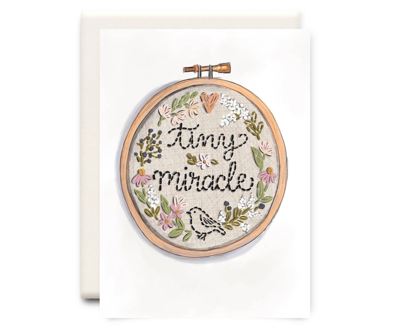 Tiny Miracle Baby Card
