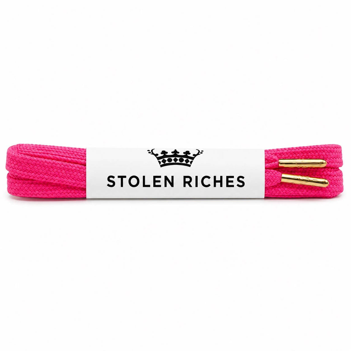 Neon Pink Sneaker Laces - Poona Pink