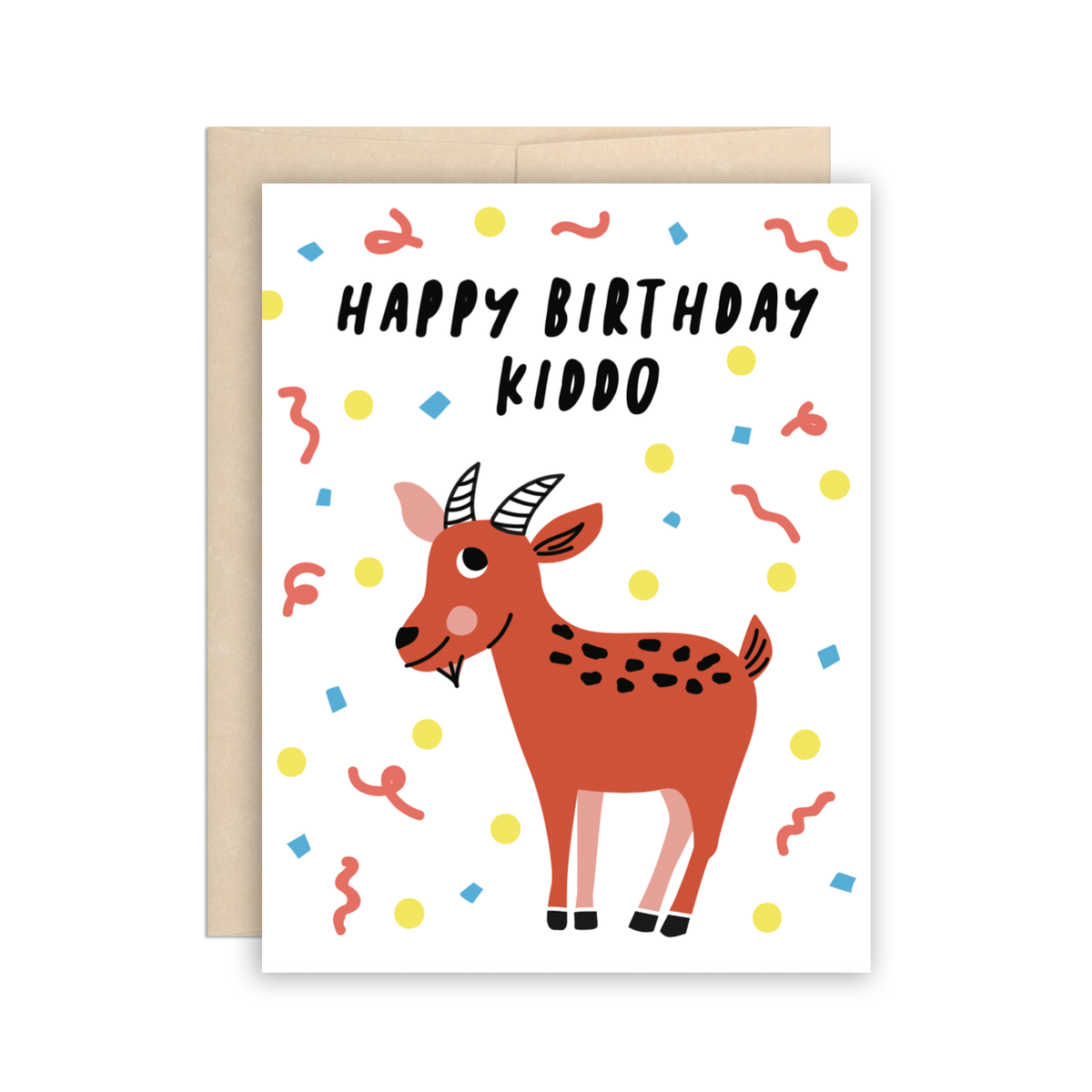Goat Kiddo Birthday Card