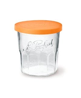 Jam Jar w/orange Lid