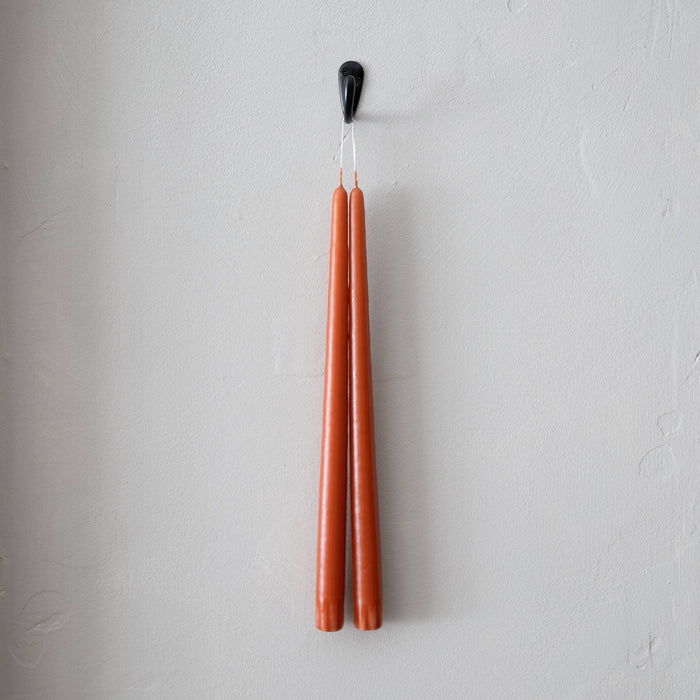 Terracotta Taper Candles - Pair