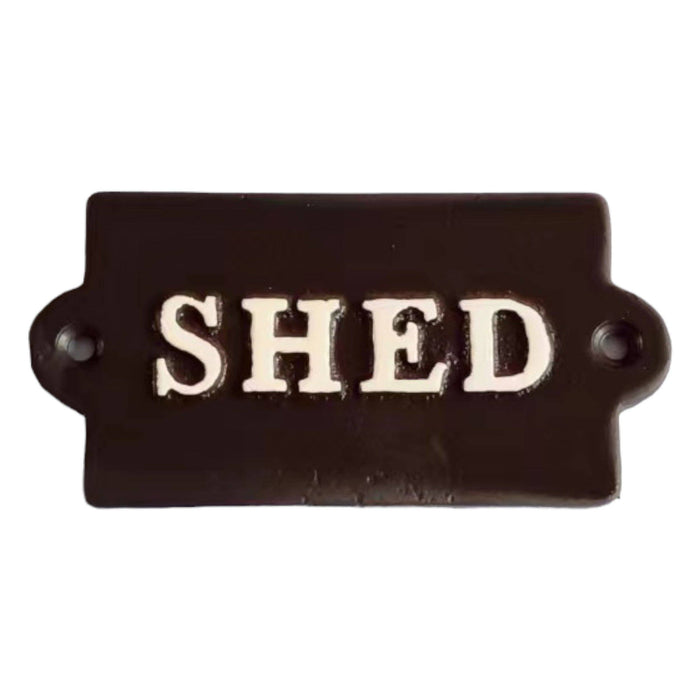 Shed Sign - Black