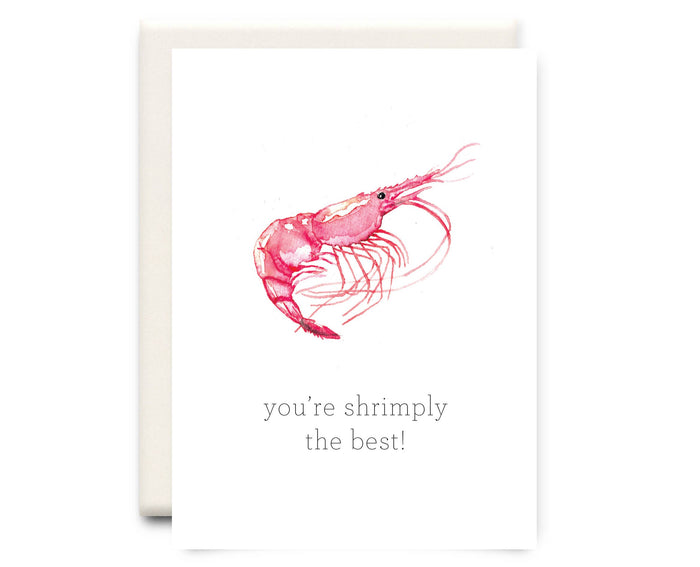 Shrimply the Best | Friendship Greeting Card