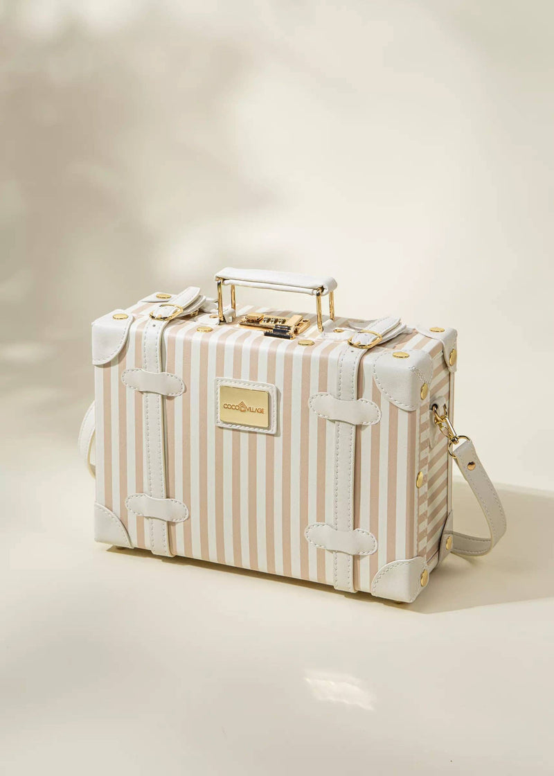 Vegan Leather Play Suitcase - Sable