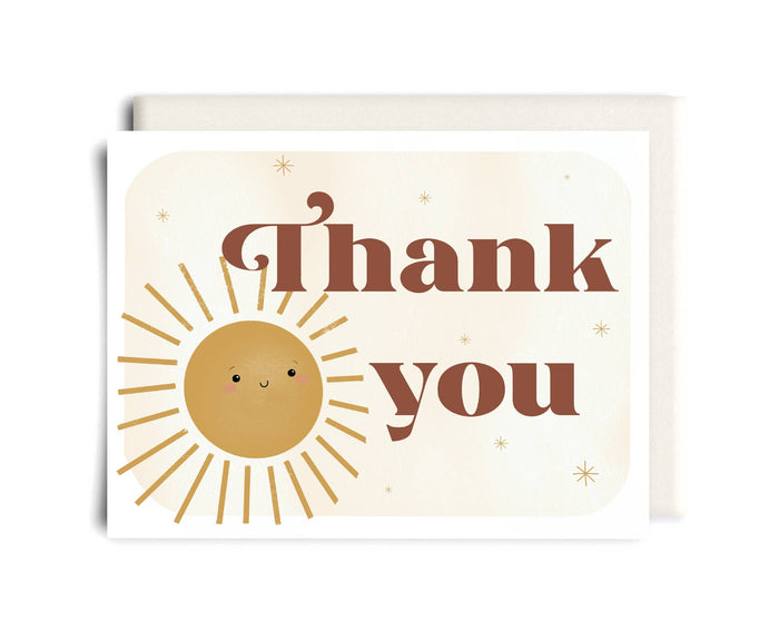 Thank You Sunshine Greeting Card