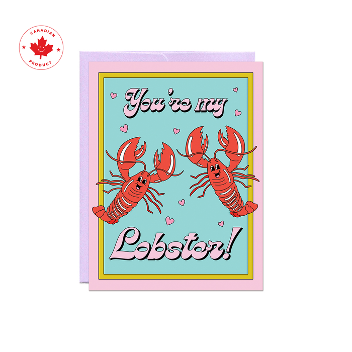 You're My Lobster Love Card