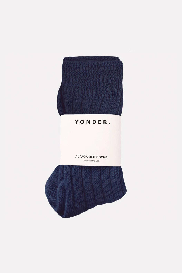 Alpaca Bed Socks | Midnight: 8-11