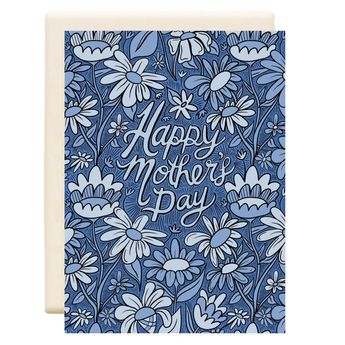 Happy Mother's Day- Blue Floral