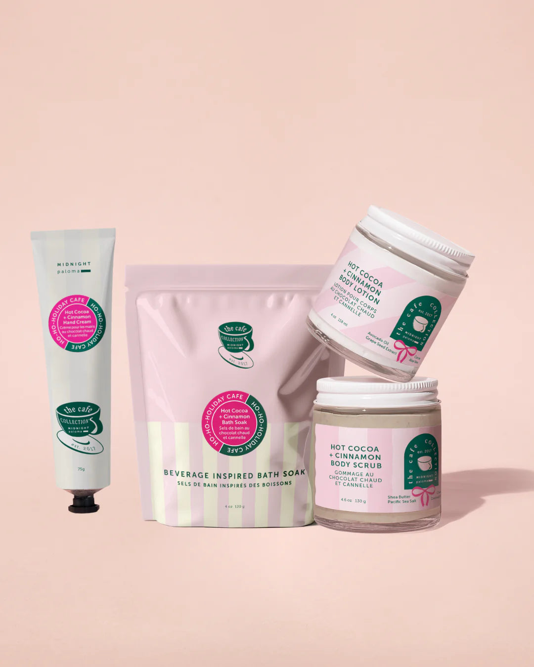 Christmas Gift Sets - Hot Cocoa and Cinnamon Self Care Trio