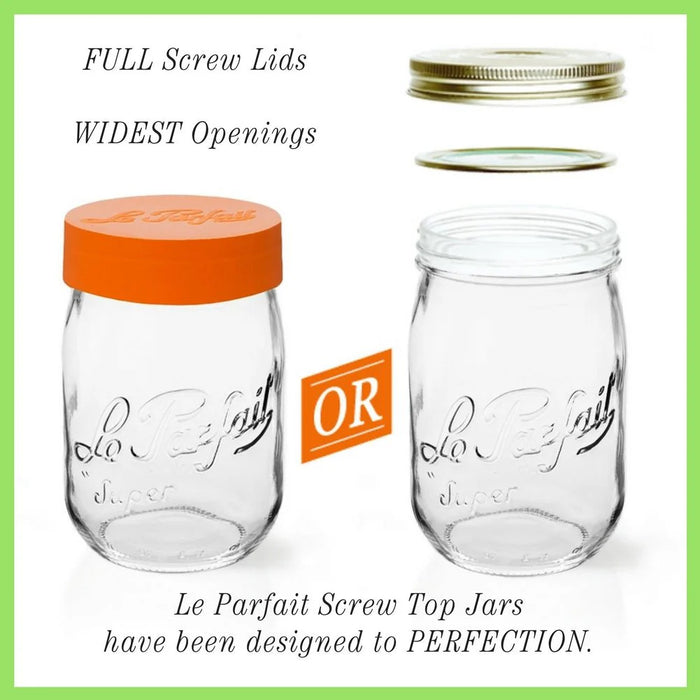 Le Parfait Screw Top Jar, 1000 ml